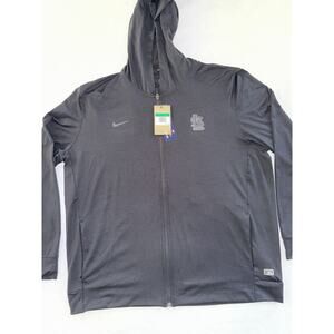 Nike NWT MLB St Louis Cardinals Baseball Fan Jacket DriFit Full Zip Black Men XL